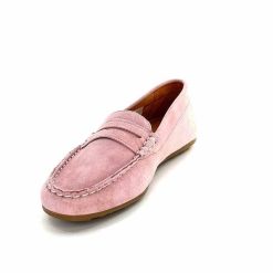 Ivoire0209b Ivoire 11163 Daim Rose Mocassins