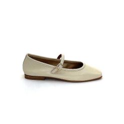 We Do Ivoire 55362 Cuir Beige Ballerines