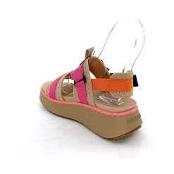 Steve Madden Steve Madden Decorum Textile Rose Orange Beige Plateformes