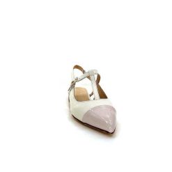 Ivoire0347b Ivoire Ch788 Cuir Creme Ballerines