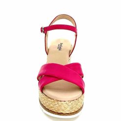 Nero Giardini Nerogiardini 410630 D707 Cuir Raffia Rose Plateformes