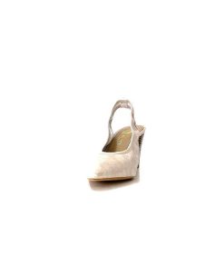 qootum- modascoop Qootum 13940 Luna Cuir Beige Escarpins