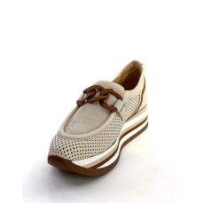 Softwaves Softwaves 7.7856-85 Cuir Daim Beige Marron Mocassins