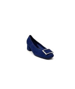 Requin Reqins Karisse Daim Bleu Ocean Ballerines