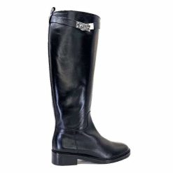 JHay J.Hay 1101 Cuir Noir Bottes