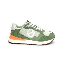 No Name No Name Tova Runner W Daim Vert Textile Vert Blanc Orange Baskets