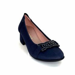 Sabrinas Sabrinas 95101 Cuir Bleu Marine Ballerines