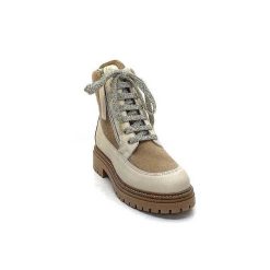 Elena Elena 37339 Cuir Creme Fourrees