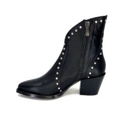 Dansi Dansi 6141 Cuir Noir Bottines