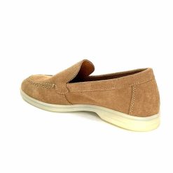 Ivoire0209b Ivoire 12851 Daim Beige Mocassins