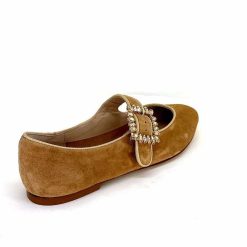 Ivoire0532 Ivoire H447 Sf28 Daim Camel Ballerines