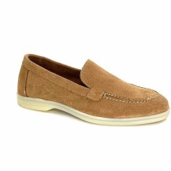 Ivoire0209b Ivoire 12851 Daim Beige Mocassins