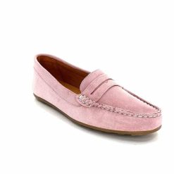 Ivoire0209b Ivoire 11163 Daim Rose Mocassins