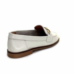 Ivoire0209b Ivoire 12779 Cuir Beige Creme Mocassins