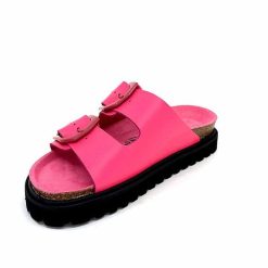 genuins factory s.l Genuins G105681 Cuir Fushia Mules