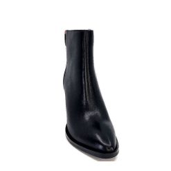 Elue Par Nous Elue Par Nous Palpe Cuir Noir Bottines