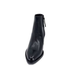 Ivoire0104a Ivoire 46105 Cuir Noir Bottines