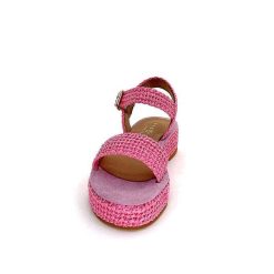 Ivoire0467a Fiorina S148 J738 Raffia Rose Plateformes