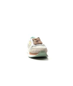 No Name No Name Mia Jogger Daim Textile Beige Pastel Vert Baskets