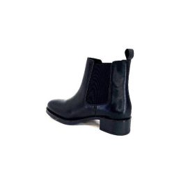 We Do Ivoire 99763 Cuir Noir Bottines