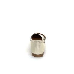 We Do Ivoire 55362 Cuir Beige Ballerines