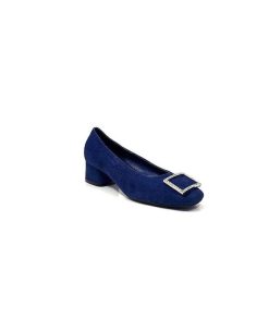 Requin Reqins Karisse Daim Bleu Ocean Ballerines