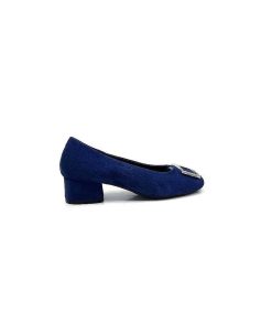 Requin Reqins Karisse Daim Bleu Ocean Ballerines