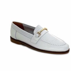 Ivoire0209b Ivoire 12646 Cuir Creme Mocassins