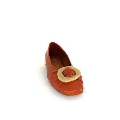 angel alarcon Angel Alarcon 24004 Cuir Orange Ballerines