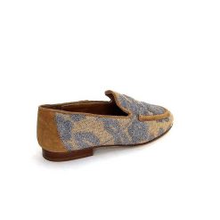 Pedro Miralles Pedro Miralles 14583 Textile Beige Glitter Bleu Ciel Mocassins