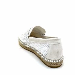 Gaimo Gaimo Zona Textile Blanc Mocassins