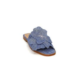 Ivoire0467a Fiorina S189714 Textile Denim Mules