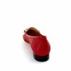 Ivoire0200 Ivoire 8002 For Cuir Rouge Blanc Ballerines