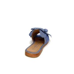 Ivoire0467a Fiorina S189714 Textile Denim Mules