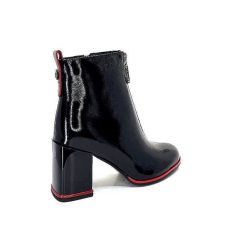 Elue Par Nous Elue Par Nous Paella Cuir Noir Vernis Bottines