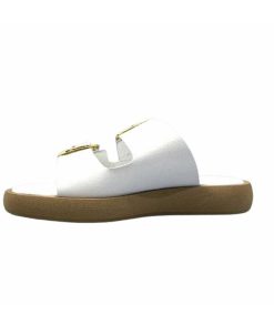 top tris srl Ivoire 8022-02 Cuir Blanc Mules