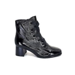 Regarde Le Ciel Regarde Le Ciel Ines 65 Cuir Vernis Noir Bottines