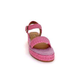 Ivoire0467a Fiorina S148 J738 Raffia Rose Plateformes