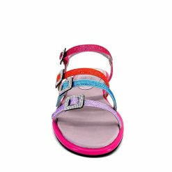 noa harmon Noa Harmon 9647 M18 Strass Rose Orange Bleu Violet Sandales