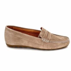 Ivoire0209b Ivoire 11163 Daim Taupe Mocassins