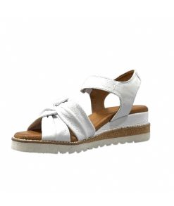 384-ivoire Ivoire 1613.0092 Cuir Blanc Sandales