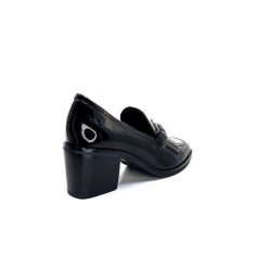 Ivoire0236a Ivoire 78006 Fortunato Cuir Vernis Noir Mocassins