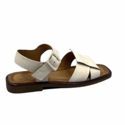 Ivoire0401a Ivoire 500.4314 Cuir Creme Sandales