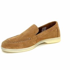 Ivoire0209b Ivoire 12851 Daim Beige Mocassins