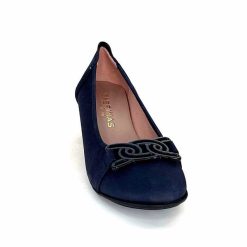 Sabrinas Sabrinas 95101 Cuir Bleu Marine Ballerines