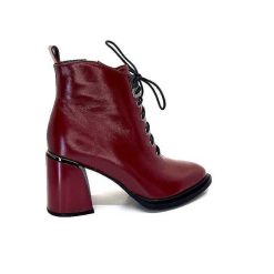 Elue Par Nous Elue Par Nous Paliki Cuir Rouge Bottines