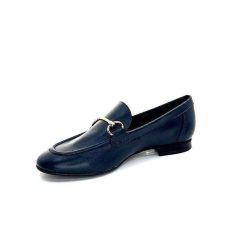 Ivoire0236a Ivoire 54564Dl Cuir Bleu Marine Mocassins