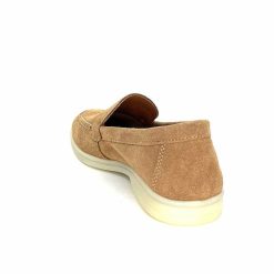 Ivoire0209b Ivoire 12851 Daim Beige Mocassins