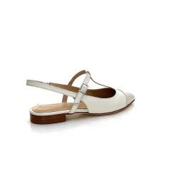 Ivoire0347b Ivoire Ch788 Cuir Creme Ballerines