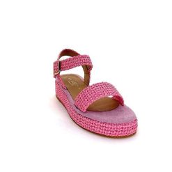 Ivoire0467a Fiorina S148 J738 Raffia Rose Plateformes